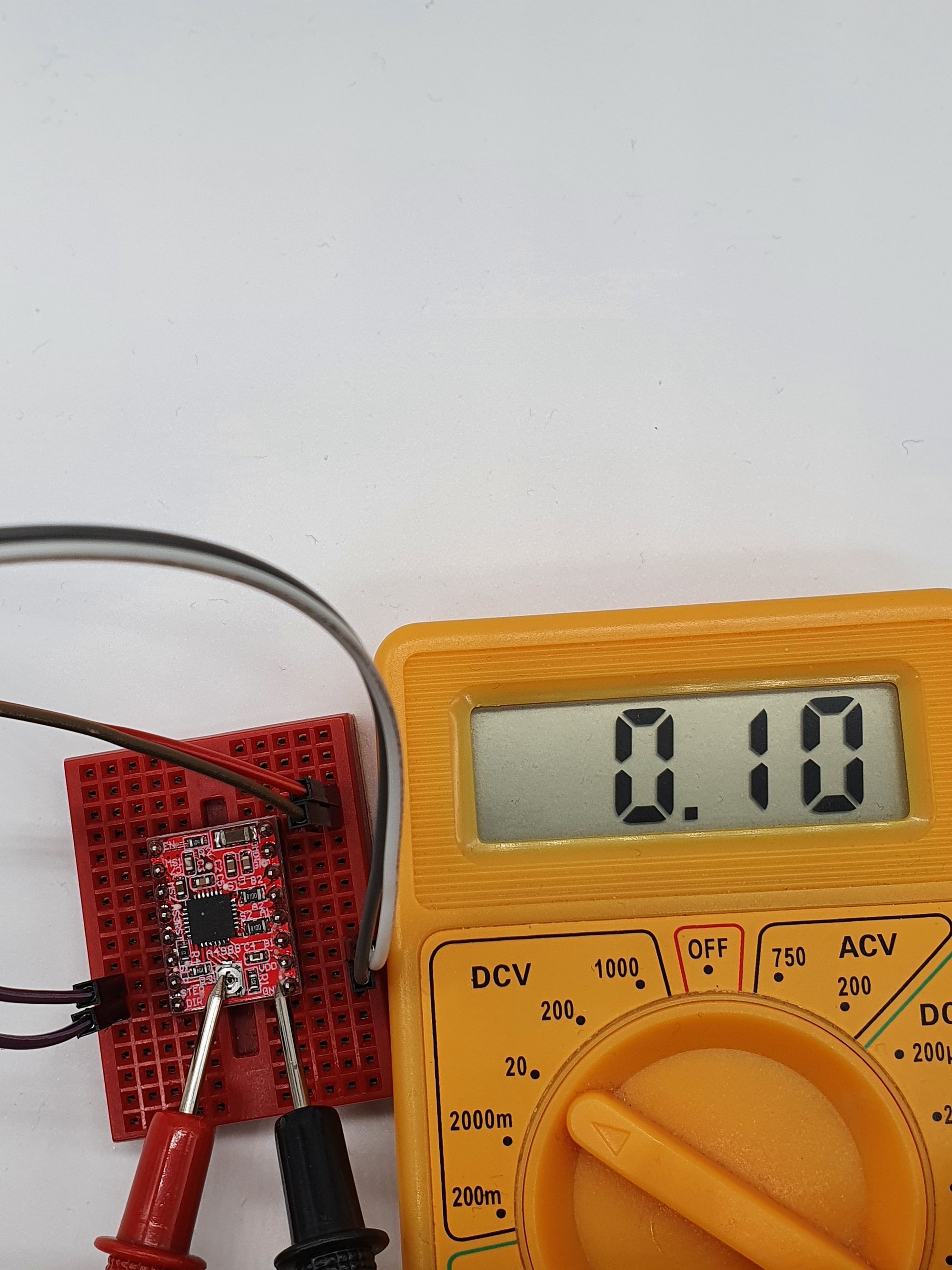a4988 measuring current with multimeter