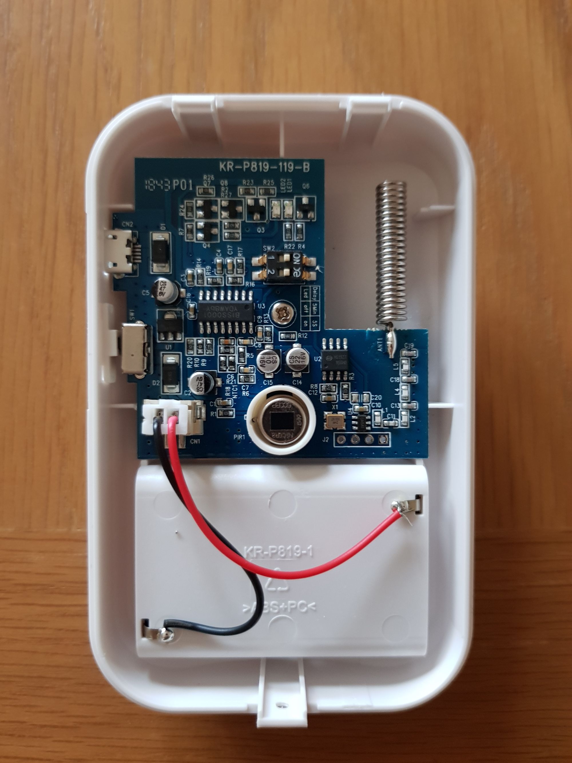 KERUI Motion Sensor Internals