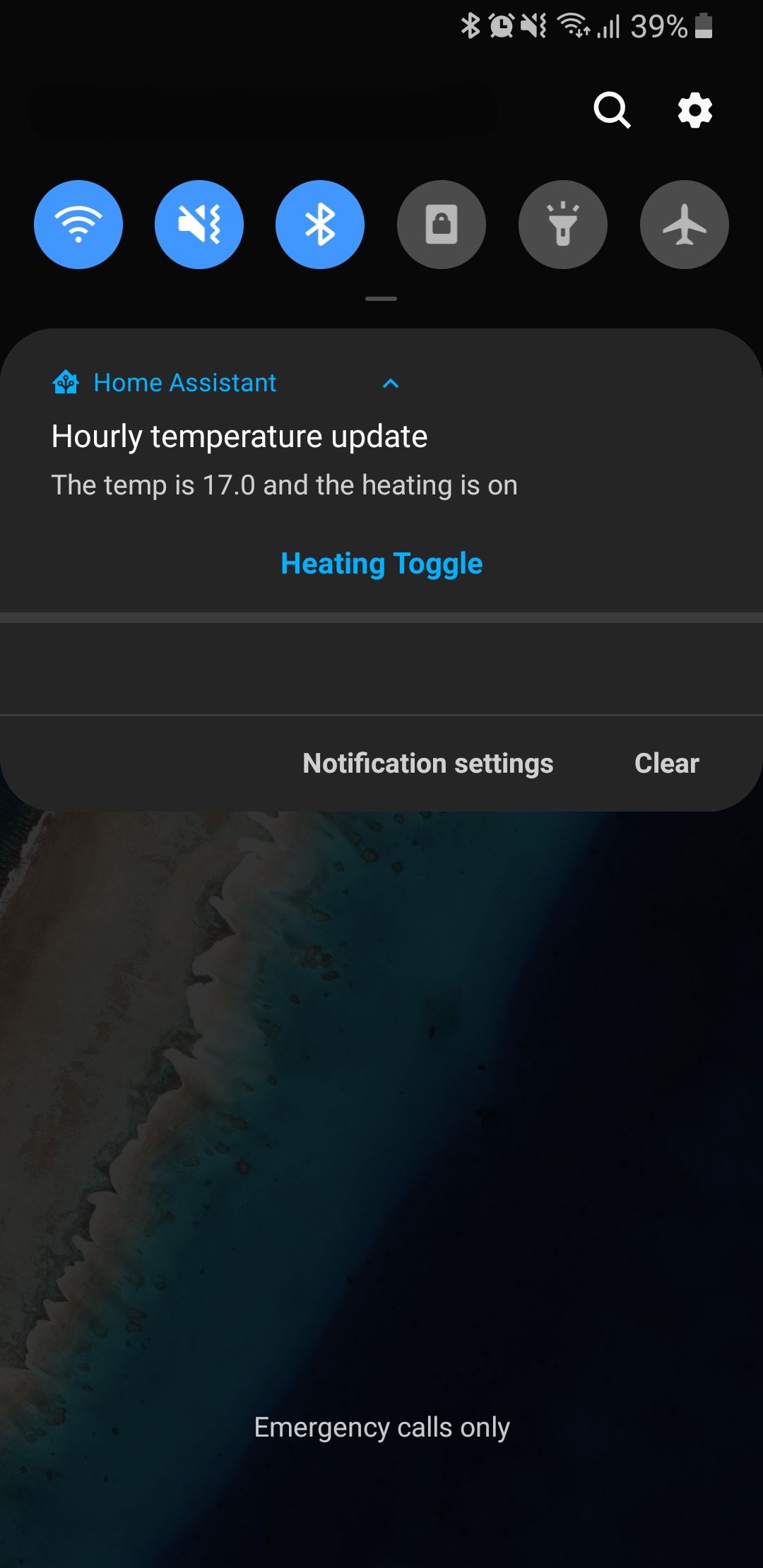 step 15 - actionable notification