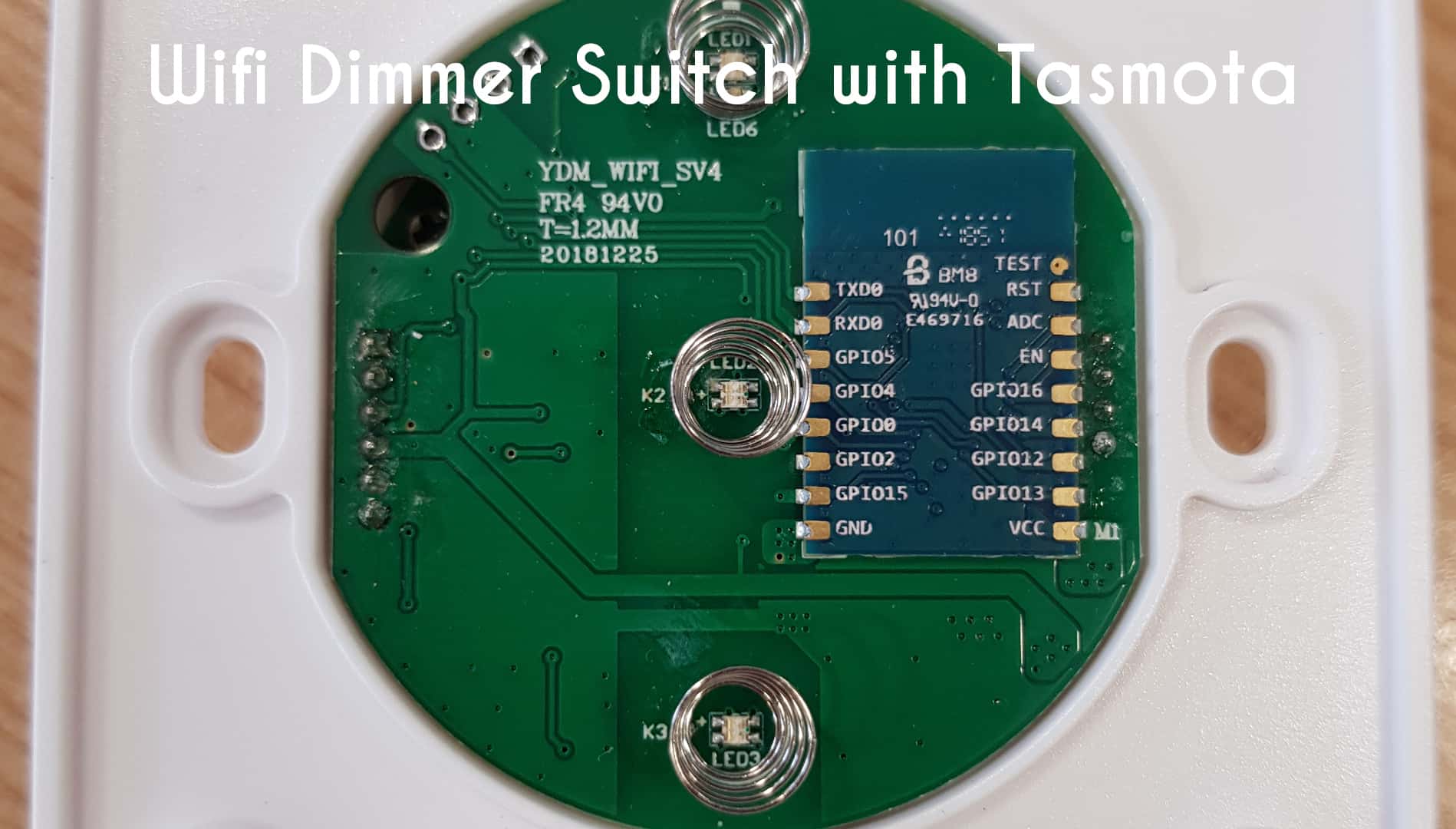 Wifi Dimmer switch with Tasmota - Tuya Dimmer guide
